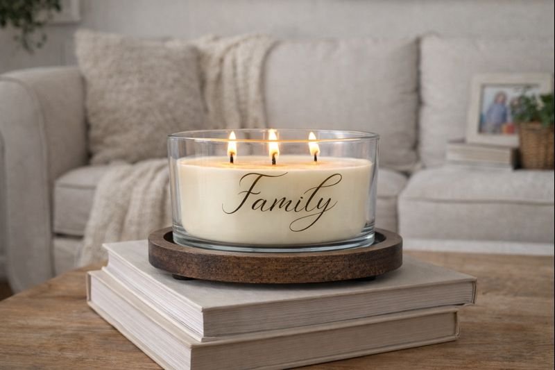 The Homestead Candle and Tray Set