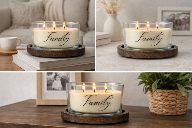 The Homestead Candle and Tray Set - Image 2