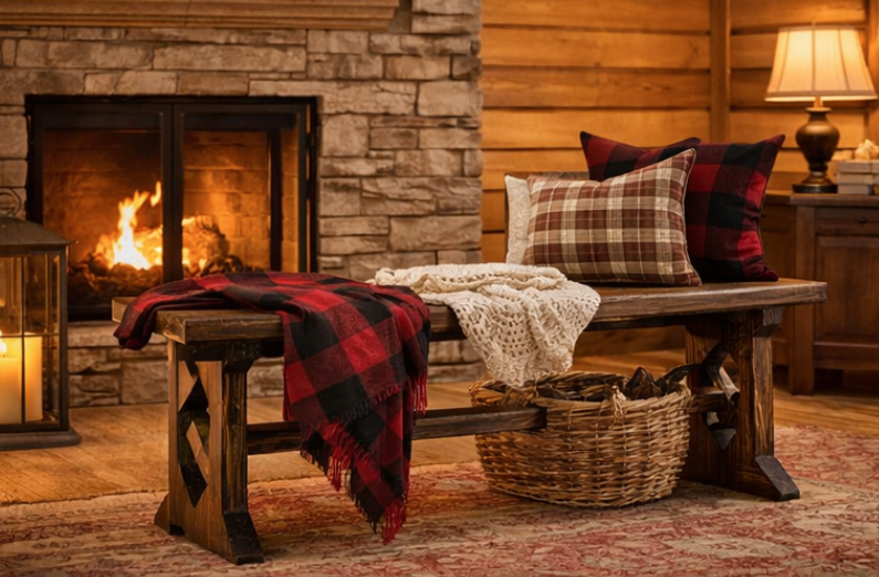 Handmade Rustic Wooden Bench – Diamond Series - Image 8